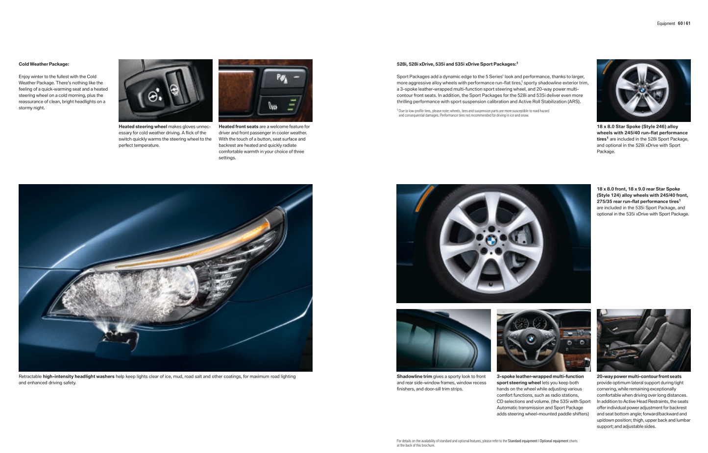 2010 BMW 5-Series Brochure Page 12